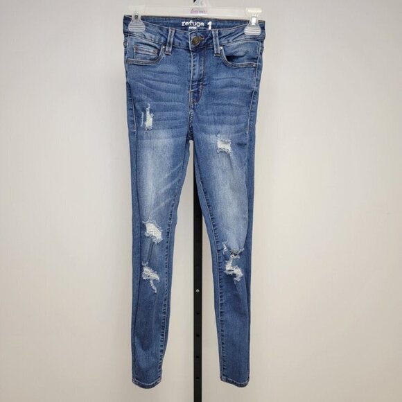 Refuge  High Rise Skinny Jeans - Picture 1 of 4
